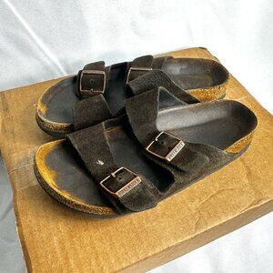 Birkenstock Arizona Leather - Dark Brown - Sandals EU Size 36